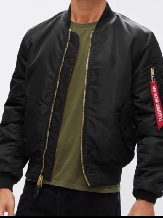 Alpha Industries Other - Alpha Industries 'MA-1' Slim Fit Bomber Jacket in Black Sz XS